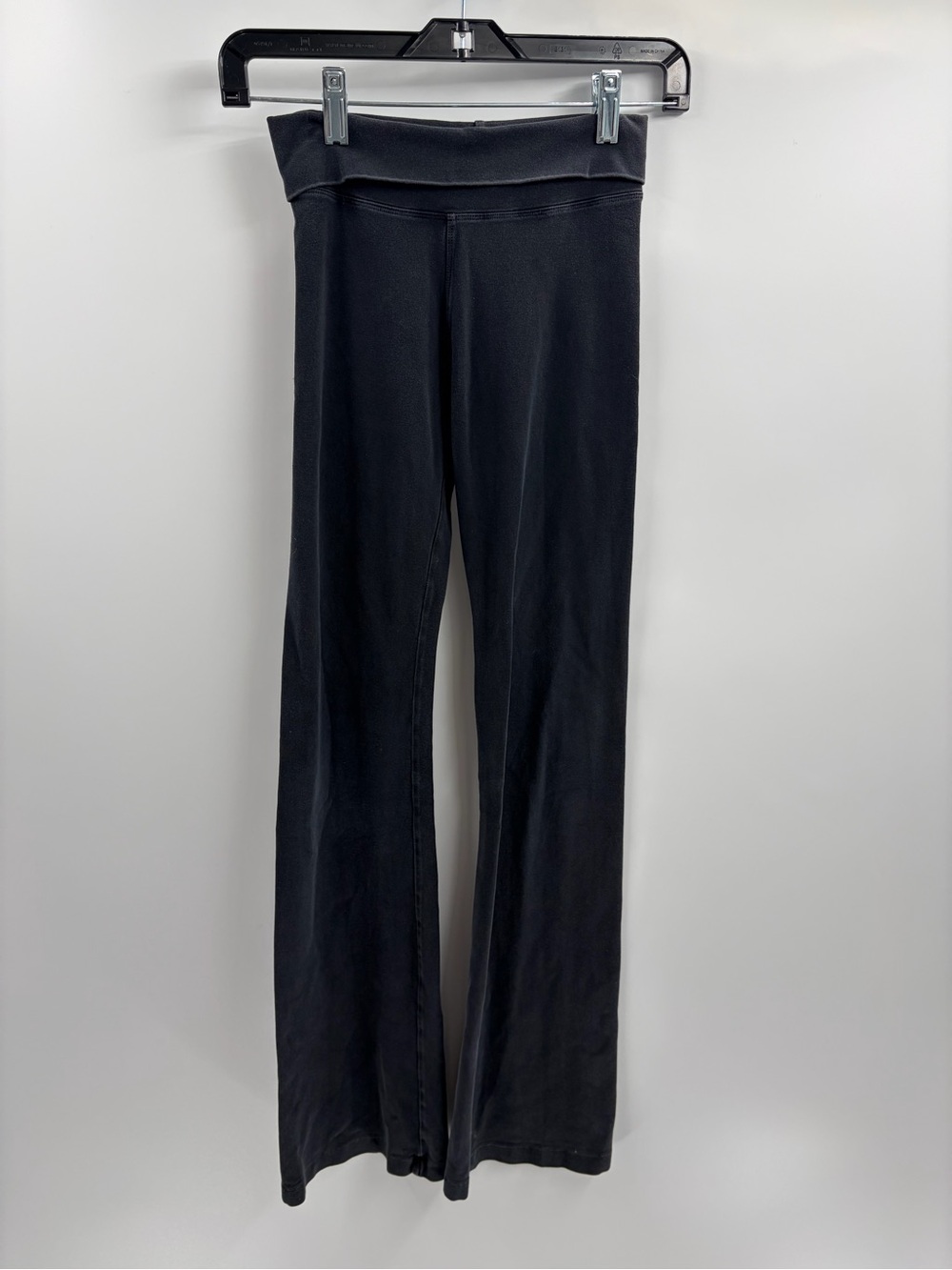 Hard tail y2k 2000s 90s fold over black workout pants leggings size xs